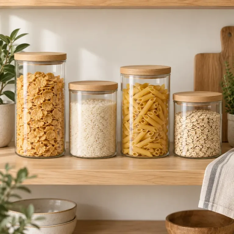 Illustrative pantry storage container set